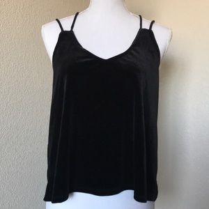 Snap Velvet Tank Top